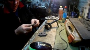 Априлия, клеим колодки