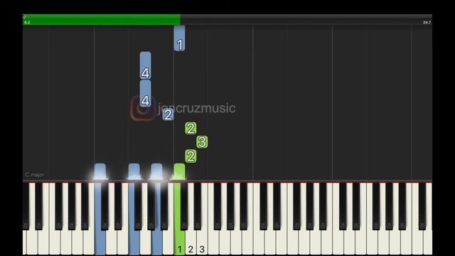 The Gift to Be Simple - Alfred's Adult Piano Level 1 - Page 47 [Learn Piano] смотреть онлайн