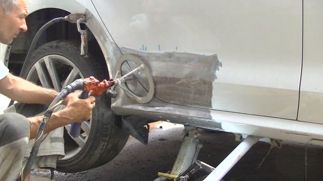 VW PASSAT . Кузовной ремонт . смотреть онлайн