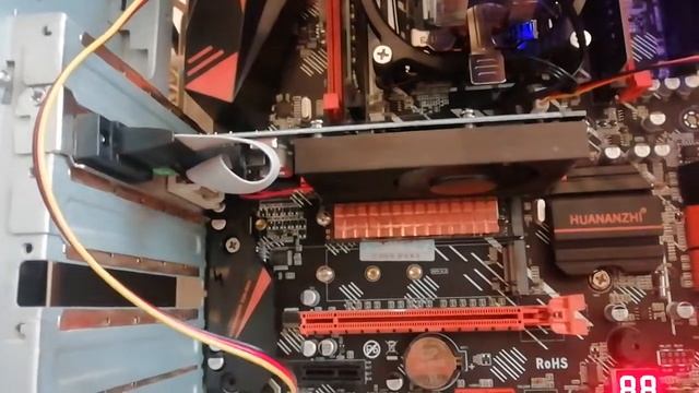 Сборка на Huananzhi X99-BD4(стресс тест) смотреть онлайн