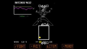 Undertale Perfect (no damage) Pacifist Mettaton EX