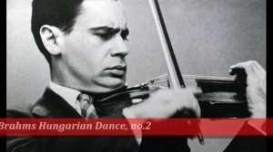 Leonid Kogan plays Brahms Hungarian Dance, no.2