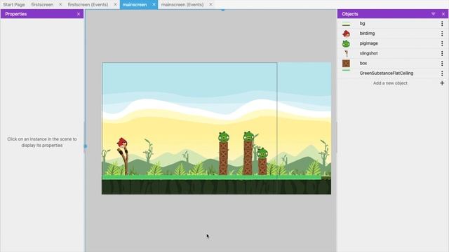 How to make a game like angry birds | Gdevelop | Game for beginners