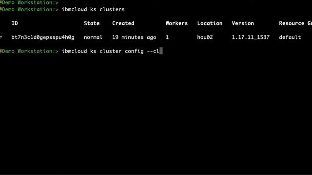IBM Kubernetes Service - Creating a Cluster and running an application смотреть онлайн
