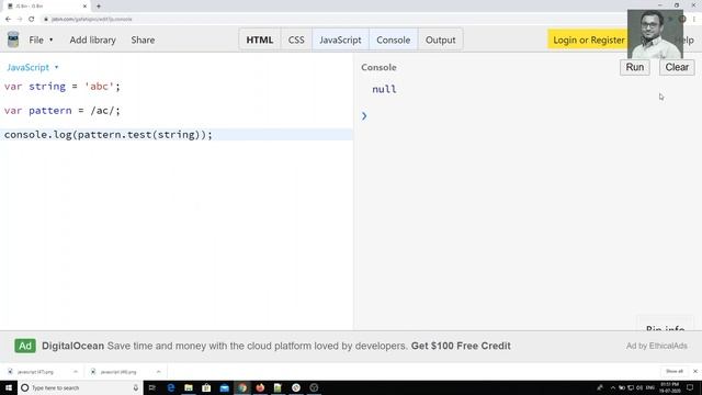 49. Javascript Regular Expressions. Learn Regex methods like match, exec and test methods.