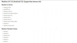 REALME UI 3.0 ДАТА ПРЕЗЕНТАЦИИ + СПИСОК СМАРТФОНОВ РЕАЛМИ НА ANDROID 12