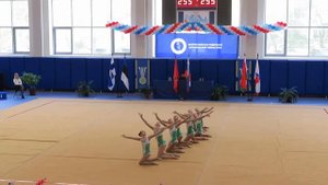 Команда"Афина",Луга. Выступление по эстетической по гимнастике в Санкт-Петербурге.