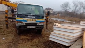 Строительство дома из сип панелей в Ростове на Дону . Начало стройки