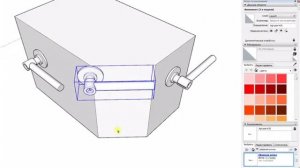 Вращение объектов.  2 часть | SketchUp