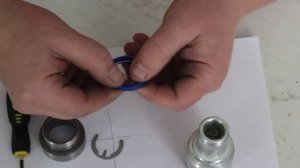 Замена сальника в разрывной муфте SSB-16