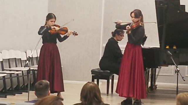 И Фролов Дивертисмент.исп. Мустафина Лиза, Чурикова Вероника. ДМШ им Н.Н.Калинина смотреть онлайн