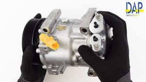 Компрессор кондиционера Рено Дастер (Renault Duster, Nissan Terrano) DAP