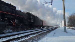 Графский поезд зимой