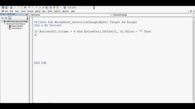 Prevent Duplicate Entries In Excel Automatically With VBA Macro