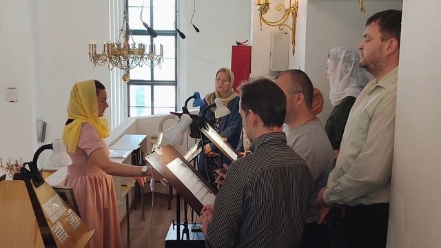 "Тело Христово" знаменный распев смотреть онлайн