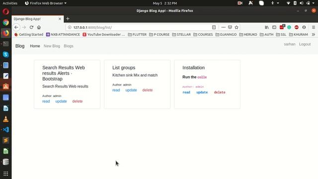 Django Day 6 Current Login User Blog Posting Django The Easy Way 2020 смотреть онлайн