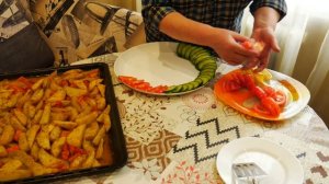 Люля Кебаб в жировой сетке с картошечкой в духовке (таким блюдом удивишь  многих)