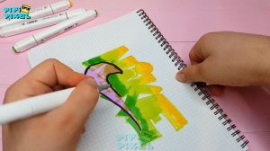 ГРАФФИТИ - NIKE !!! КАК НАРИСОВАТЬ? !!! урок граффити graffiti logo НАЙК