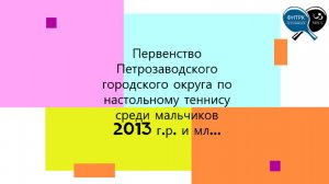 2022 Первенство Петрозаводска 2013 г.р.имл мальчики