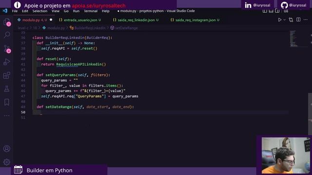 Padrões de Projeto: Builder | Projetos em Python para Iniciantes [C3] смотреть онлайн