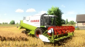 Farming Simulator 22 / Карта Polesine [ ИТАЛИЯ ] / Уборка зерновых #02