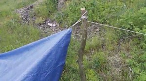 ПАЛАТКА СВОИМИ РУКАМИ из ТЕНТА ЗА 5 МИНУТ | ПРОВЕРЕННЫЙ СПОСОБ!