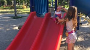 VLOG С реборном. Прогулка в коляске.