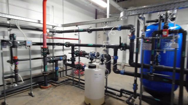 Станция подготовки питьевой воды АКВАФЛОУ в логистическом комплексе компании ВкусВилл под Домодедов смотреть онлайн