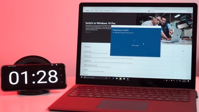Surface Laptop from Windows 10 S to Windows 10 Pro in 2 Minutes смотреть онлайн