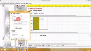 Lithological log in LogPlot