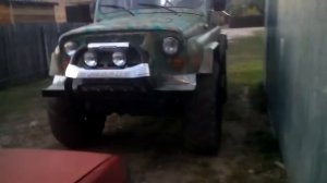 Уаз на шинах низкого давления вездеход самодельный гидрообеиное рулевое управление