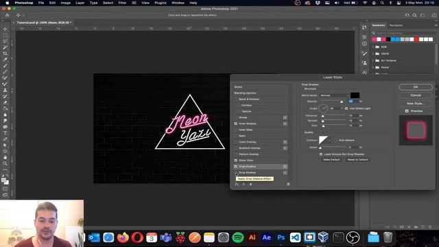 Photoshop Ders : Neon Yazı Efekti смотреть онлайн