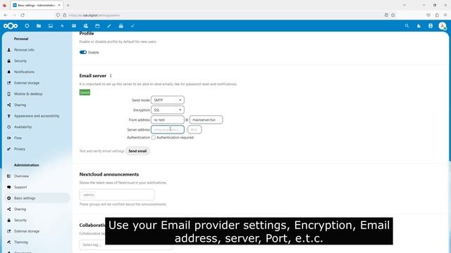 How to Connect Email Server to the Nextcloud смотреть онлайн