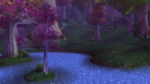 Vanilla Teldrassil Night Elf Music & Night Rain Ambience (1 hour, World of Warcraft Classic)