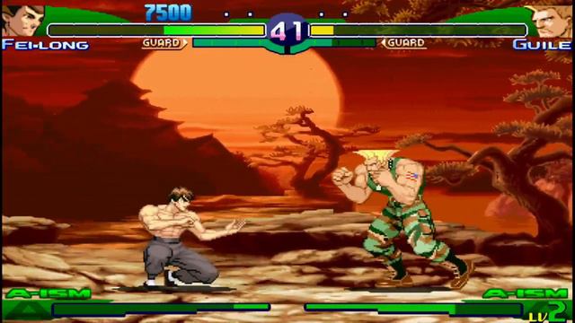 Fei Long VS Guile (Classic Arcade) - Street fighter alpha 3 max PSP Gameplay || Sfa3 || (HD 60 FPS) смотреть онлайн