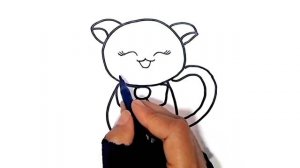 A Cat Drawing, Coloring For Kids,  Toddlers | How to draw a Cat ?| cat Drawing #3