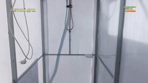 ЛЕТНИЙ ДУШ С РАЗДЕВАЛКОЙ И БАКОМ С ПОДОГРЕВОМ. МОНТАЖ ЛЕТНЕГО ДУША.