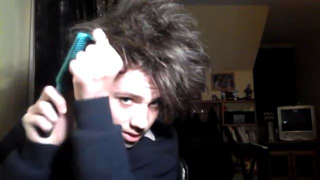 Big Backcombed tradgoth robert smith hair tutorial смотреть онлайн
