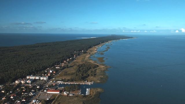 Mierzeja Wiślana, Poland - 4K Drone Video смотреть онлайн