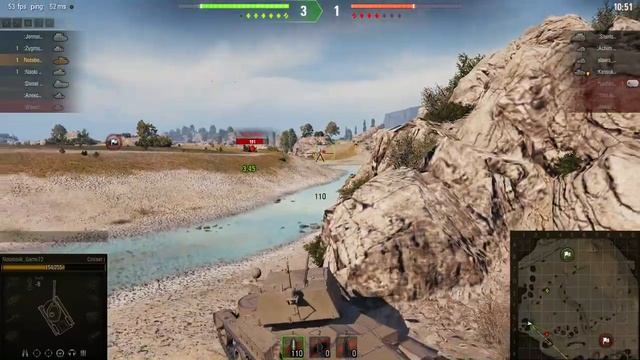 World of Tanks i3 6006U / 8Gb / MX130 2Gb смотреть онлайн