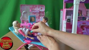 Видео с куклами Беременная Барби нанесла визит доктору Кевину УЗД