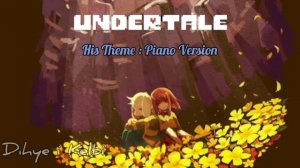 Undertale: His Theme Piano Cover  #undertale #gaming #music