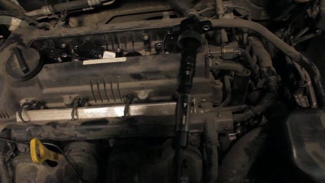 KIA RIO 2013 г бензин 1,4 литра АКПП пробег 140 тыс. Горит чек. Диагностика системы зажигания. смотреть онлайн