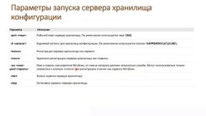 8.6 Установка сервера хранилища конфигураций 1С:Предприятие 8