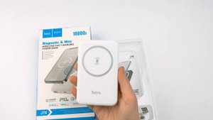 Распаковка внешнего аккумулятора Hoco J79 (10000 mAh + PD+QC 3.0 20W)