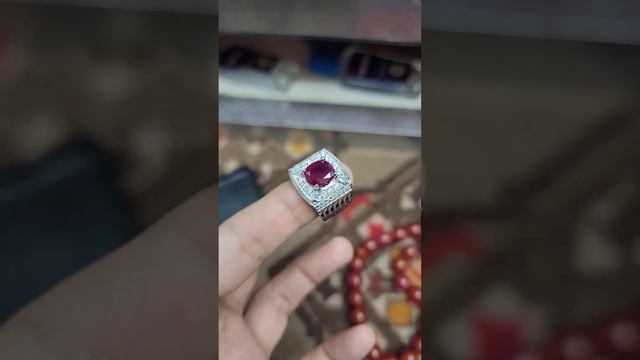 Natural Ruby - {Origin Africa} Silver Ring