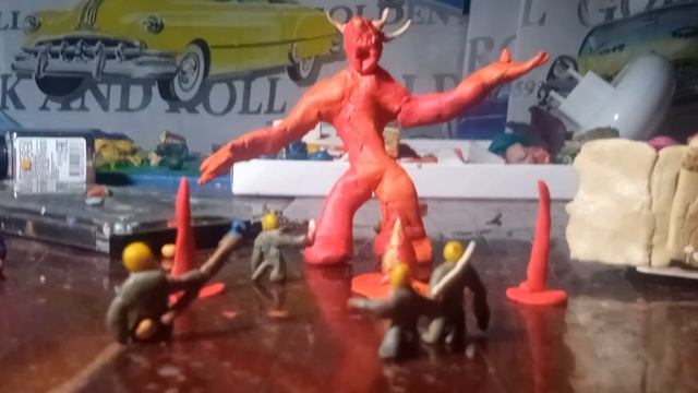 мультик про рыцарей из пластилина 1серия 2сезона . победа над монстром смотреть онлайн