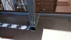 Стол подоконник на раме без опор в пол с откосами Подольск.