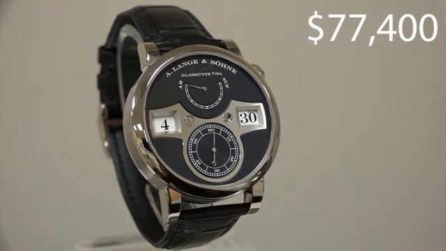 A. Lange & Sohne Zeitwerk Double Jumping Hour White Gold Ref No. 140.029 смотреть онлайн