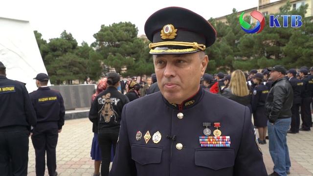 В Каспийске студенты академии милиции приняли присягу